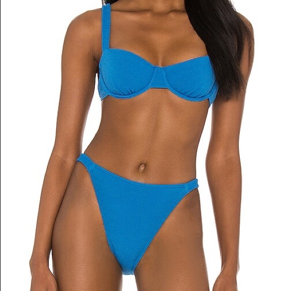 peony swimwear Other - Peony Swimwear Holiday Bikini Bottom in Victorian Blue